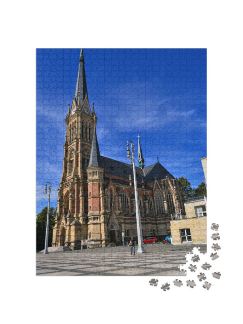 Puzzle 1000 Teile „Petrikirche, Chemnitz, Deutschland“