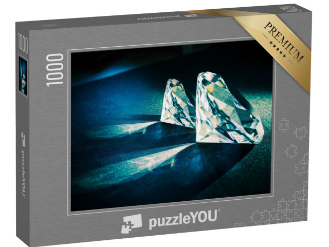 Puzzle 1000 Teile „Zwei große Diamanten“