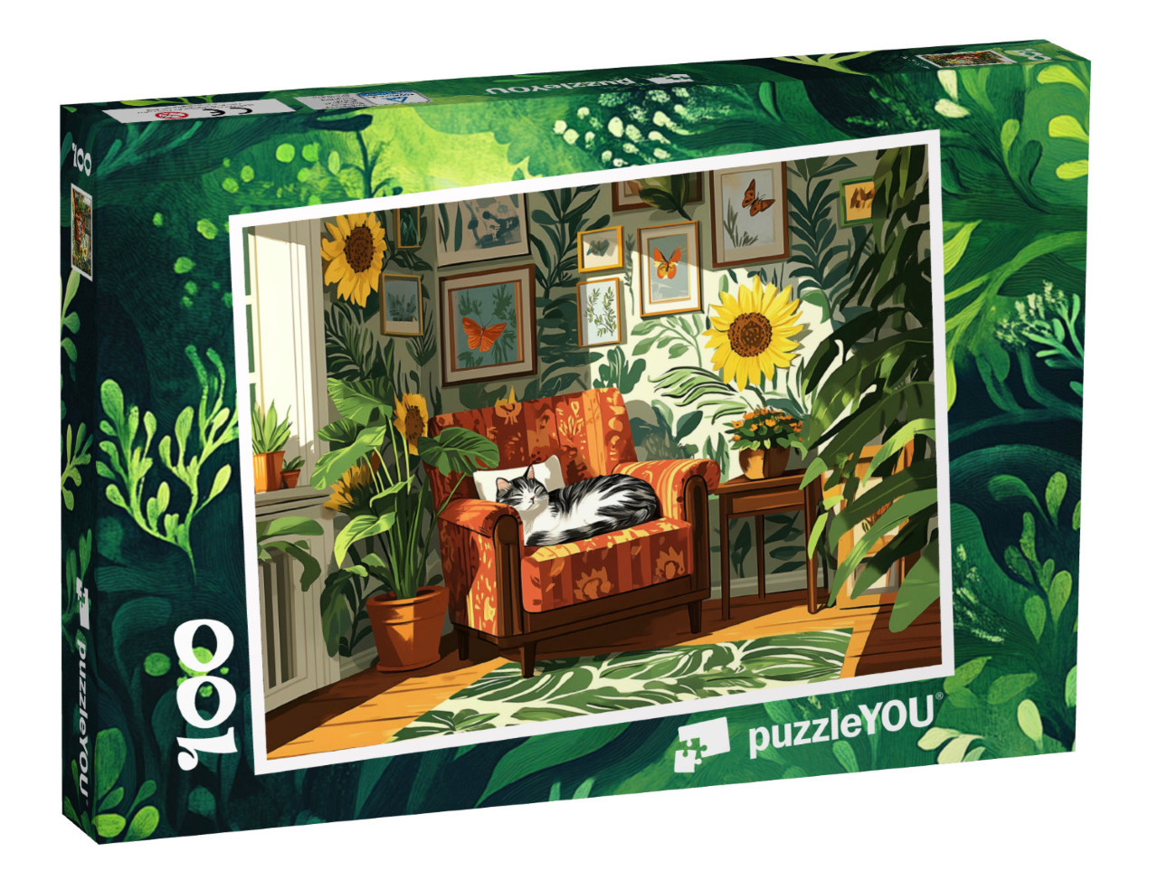 Puzzle 100 Teile „Kuschelige Träume“