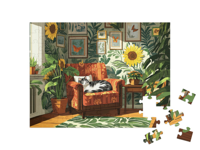 Puzzle 100 Teile „Kuschelige Träume“