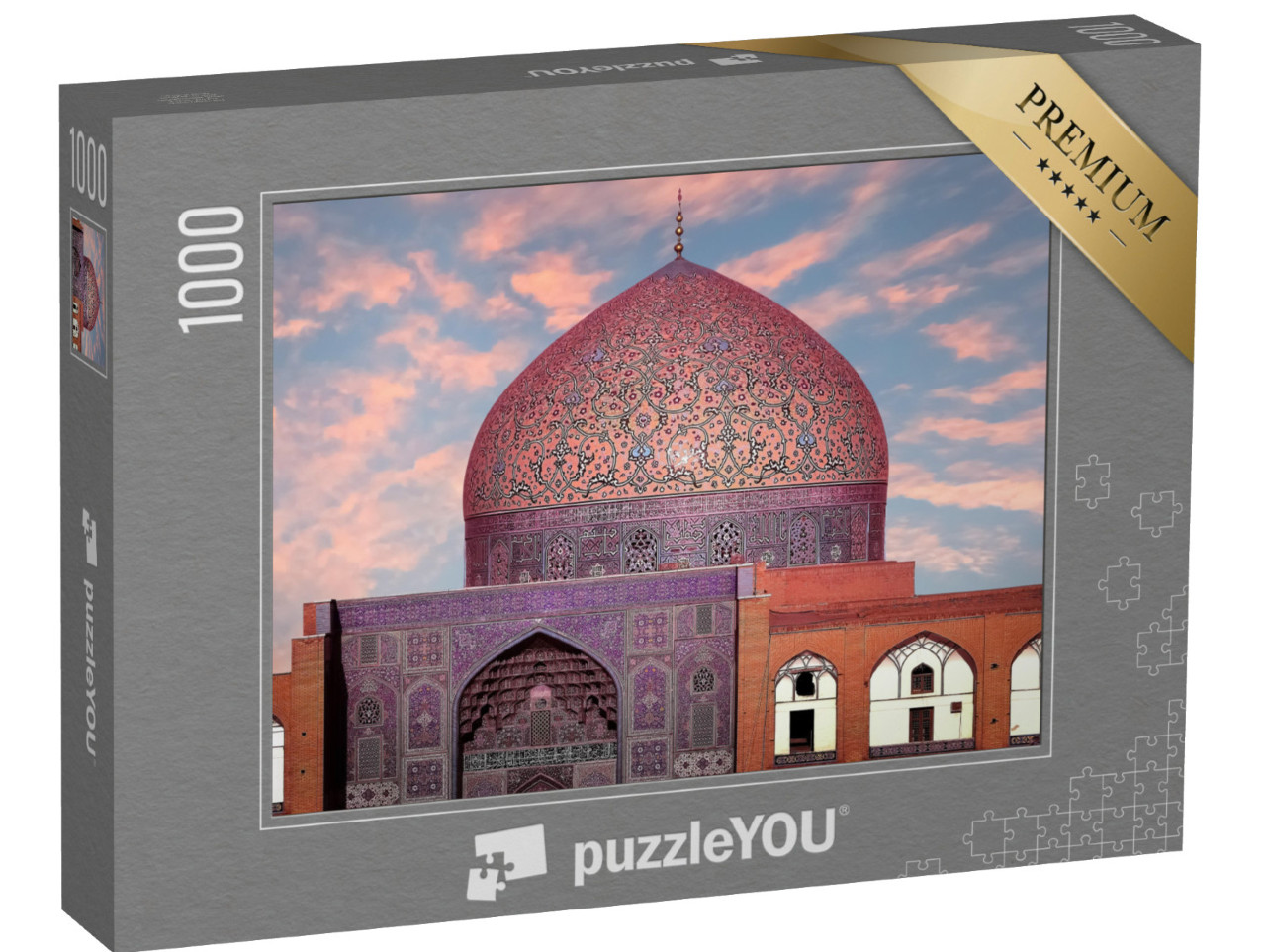 Puzzle 1000 Teile „Isfahan, Iran: Prächtige Kuppel der Scheich-Lotfollah-Moschee“