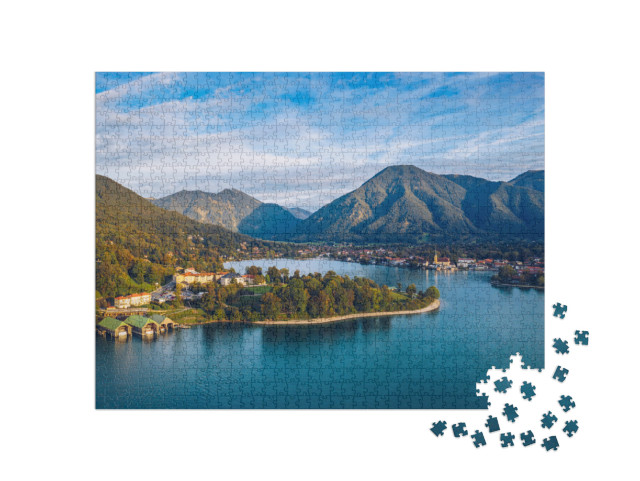 Puzzle 1000 Teile „Wunderschöner Tegernsee, Deutschland“