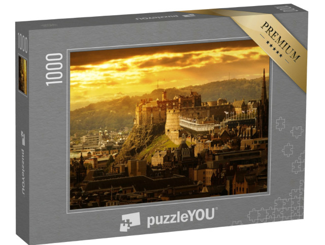 Puzzle 1000 Teile „Verzaubertes Edinburgh Castle, Schottland“