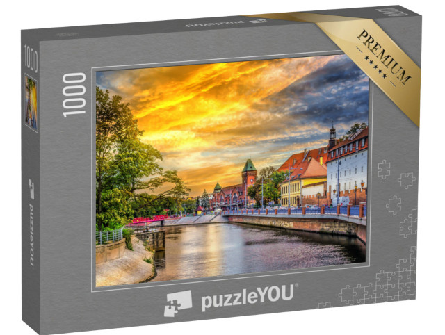 Puzzle 1000 Teile „Stadt Breslau in einem sonnigen Sommer, Polen“