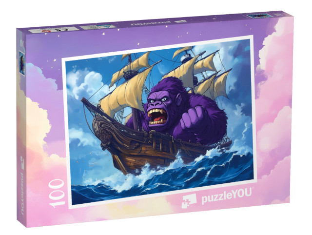 Puzzle 100 Teile „Eroberer der Wellen“