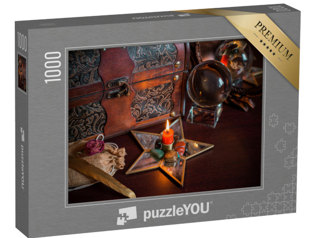 Puzzle 1000 Teile „Eine Wahrsagerin“