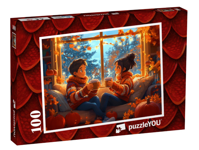 Puzzle 100 Teile „Herbstharmonie“