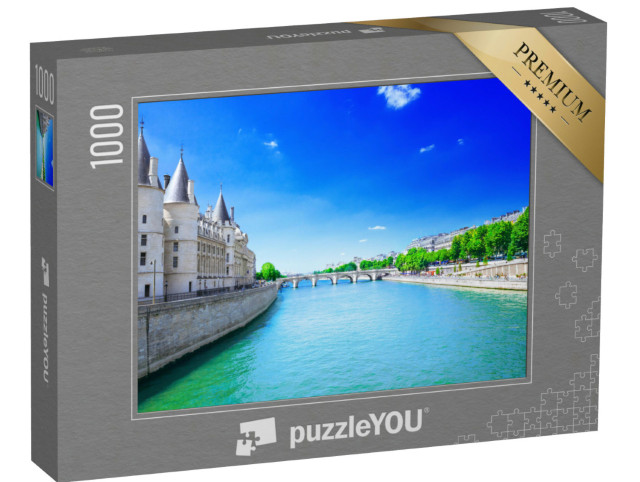 Puzzle 1000 Teile „Die majestätische Seine an der Île de la Cité in Paris“