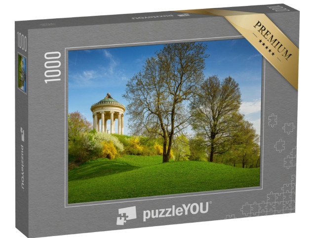 Puzzle 1000 Teile „Monopteros-Tempel im Englischen Garten, München“