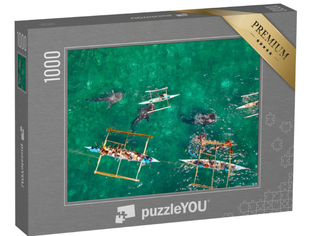 Puzzle 1000 Teile „Walhaie auf den Philippinen“