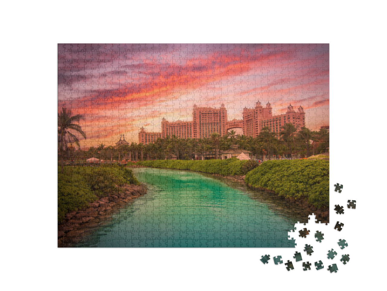 Puzzle 1000 Teile „Paradise Island, Bahamas“