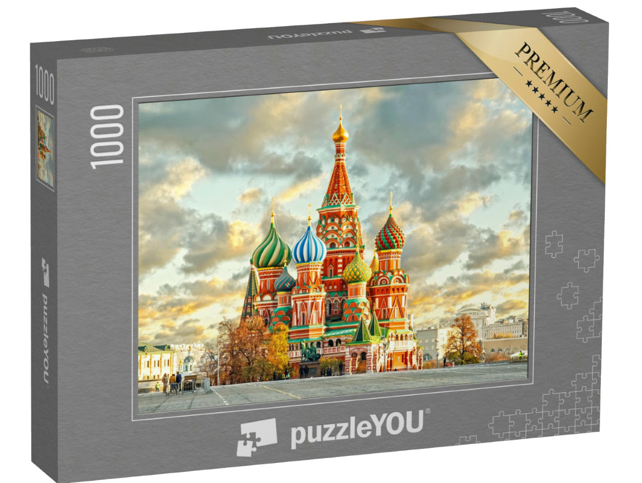 Puzzle 1000 Teile „Basilius-Kathedrale, Roter Platz, Moskau, Russland“