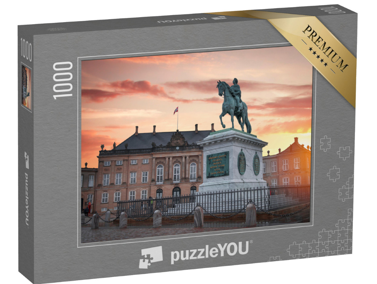 Puzzle 1000 Teile „Das königliche Schloss Amalienborg in Kopenhagen“