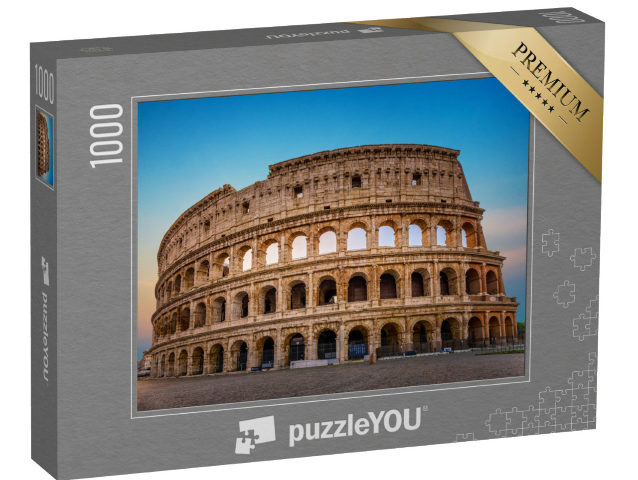 Puzzle 1000 Teile „Kolosseum in Rom, Gebäude aus der Antike, Italien“