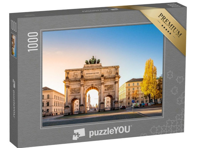 Puzzle 1000 Teile „Das Siegestor: ein Wahrzeichen von München, Bayern“