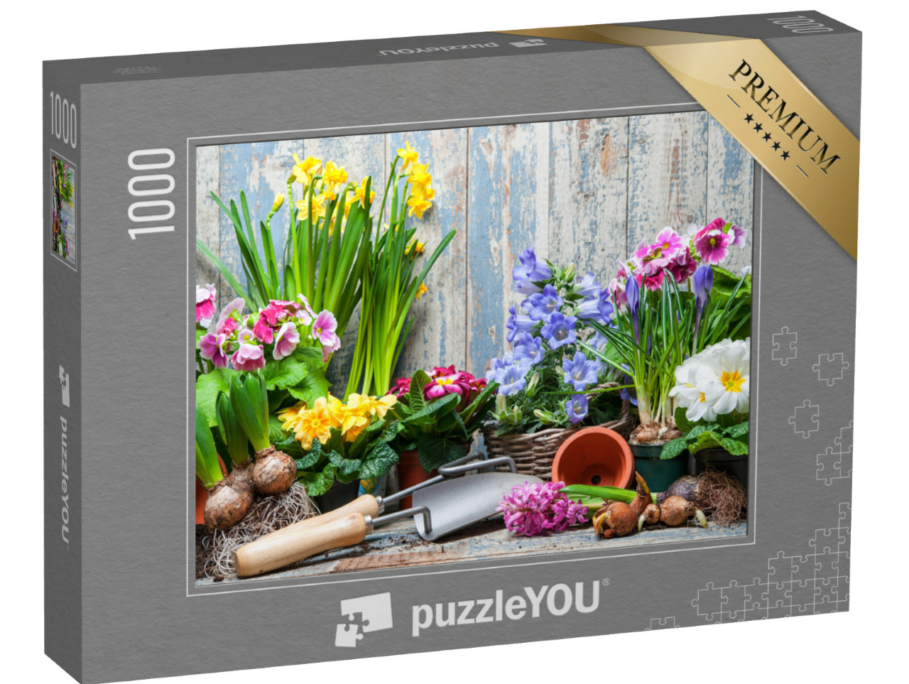 Puzzle 1000 Teile „Frühlingsblumen, bereit zum Einpflanzen“