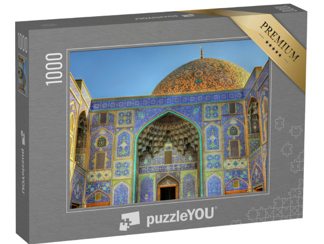 Puzzle 1000 Teile „Scheich-Lotfollah-Moschee auf dem Naqsh-e Jahan-Platz in Isfahan, Iran“