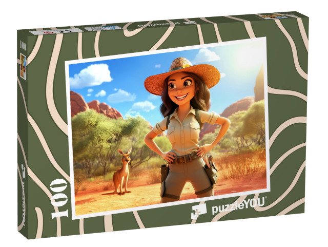 Puzzle 100 Teile „Rangerin Emma auf geheimer Mission“