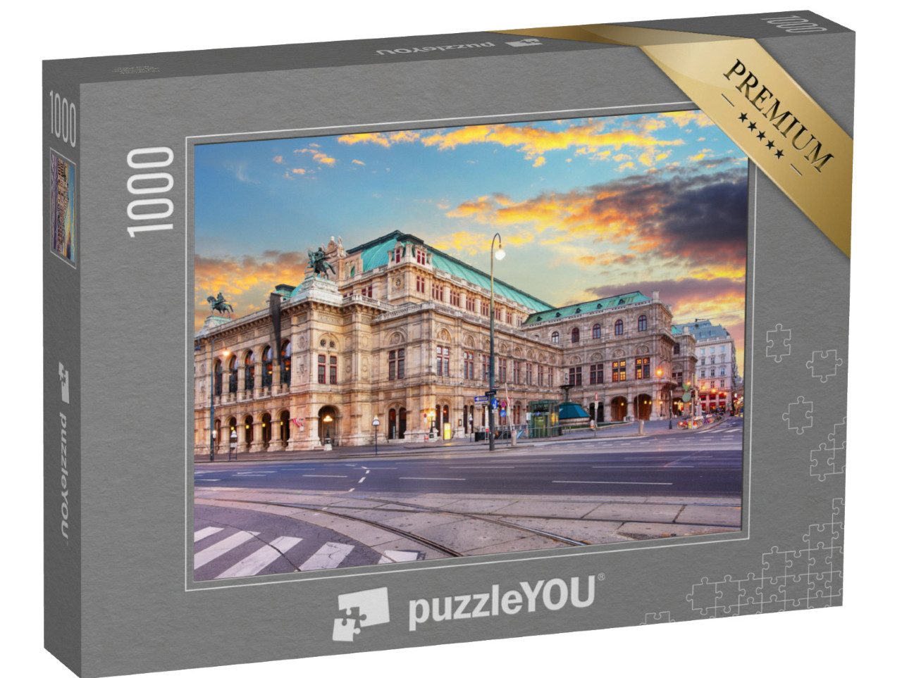Puzzle 1000 Teile „Staatsoper bei Sonnenaufgang, Wien, Österreich“