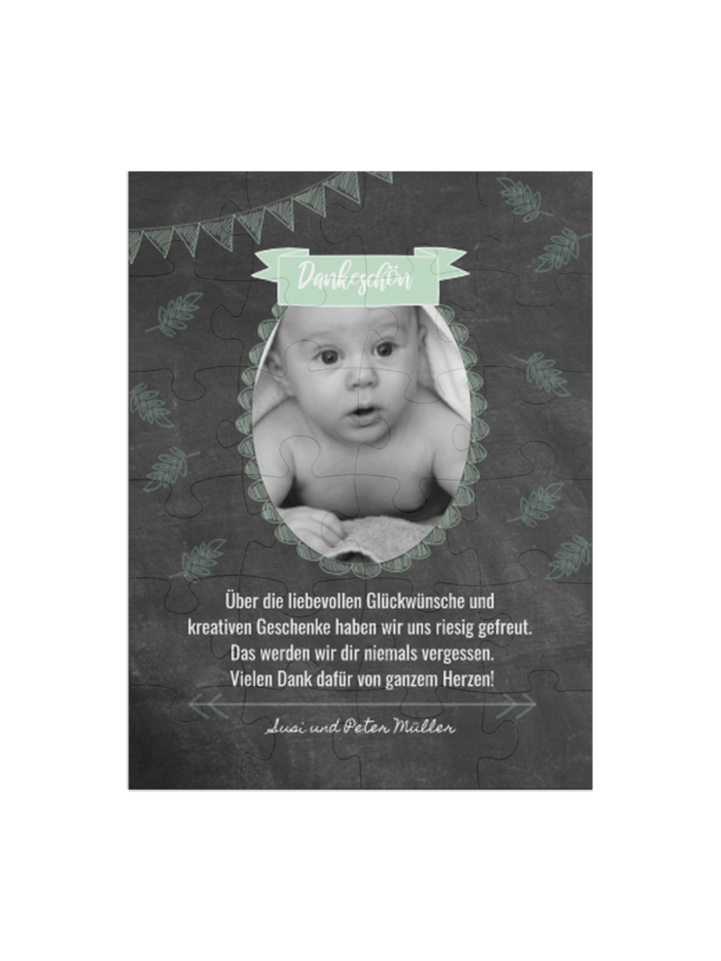 "Tafelbild" in Hochformat mint