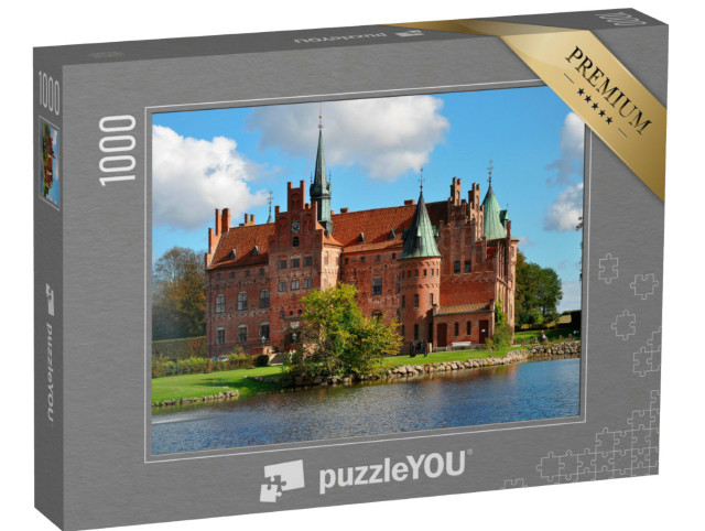 Puzzle 1000 Teile „Schloss Egeskov, ein märchenhaftes Wahrzeichen in Dänemark“