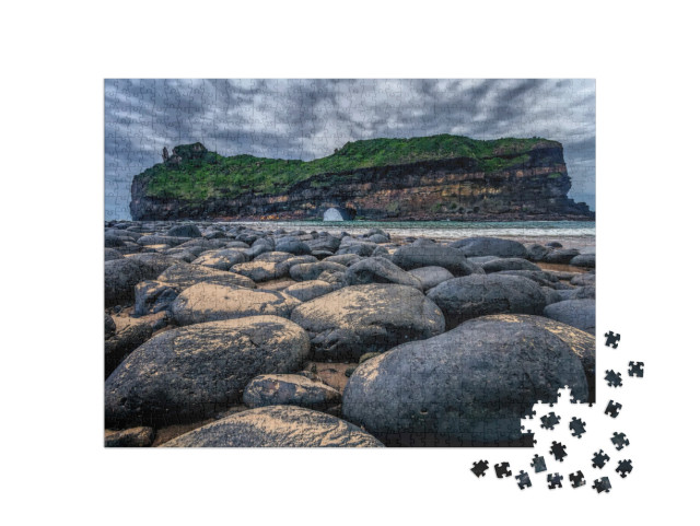 Puzzle 1000 Teile „Hole in the Wall an der Coffee Bay, Südafrika“