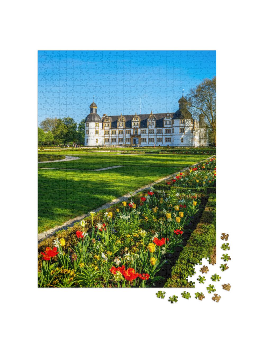 Puzzle 1000 Teile „Schloss Neuhaus nahe Paderborn, Deutschland“
