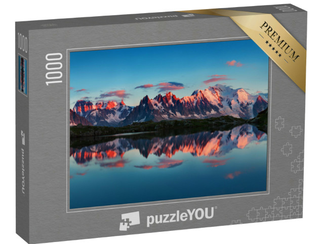 Puzzle 1000 Teile „Mont Blanc im Sommer, Graian Alps, Frankreich, Europa“