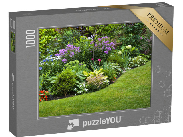 Puzzle 1000 Teile „Üppig angelegter Garten“