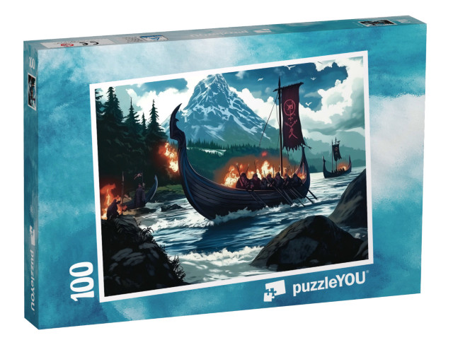 Puzzle 100 Teile „Die Rückkehr der Drachenboote“