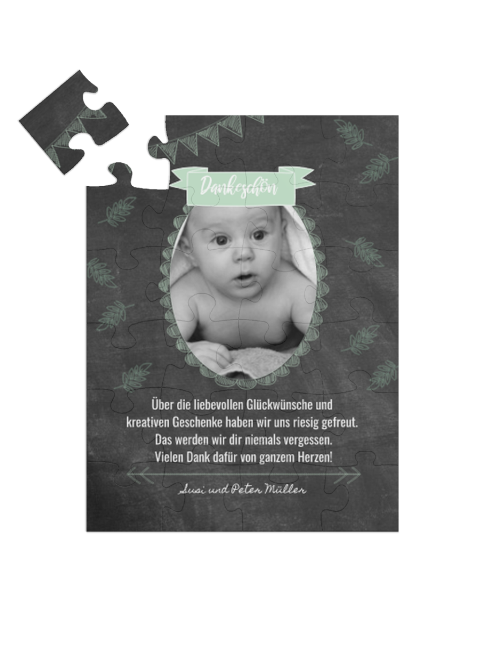 "Tafelbild" in Hochformat mint