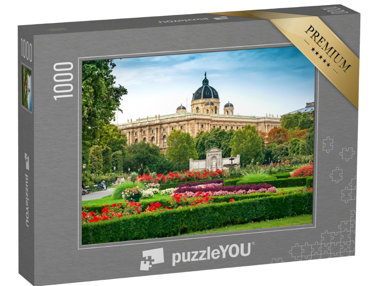 Puzzle 1000 Teile „Der Volksgarten in Wien, Österreich“