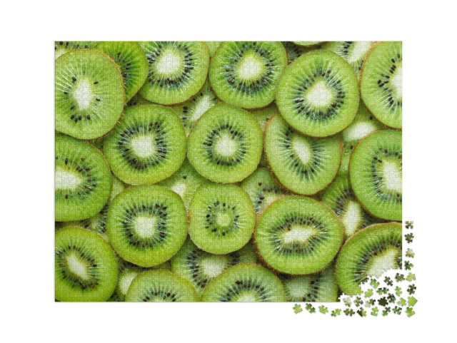 Puzzle 2000 Teile „Fisch aufgeschnittene Kiwi“