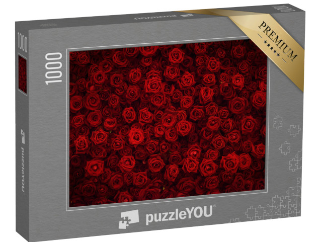 Puzzle 1000 Teile „Rote Rosen“