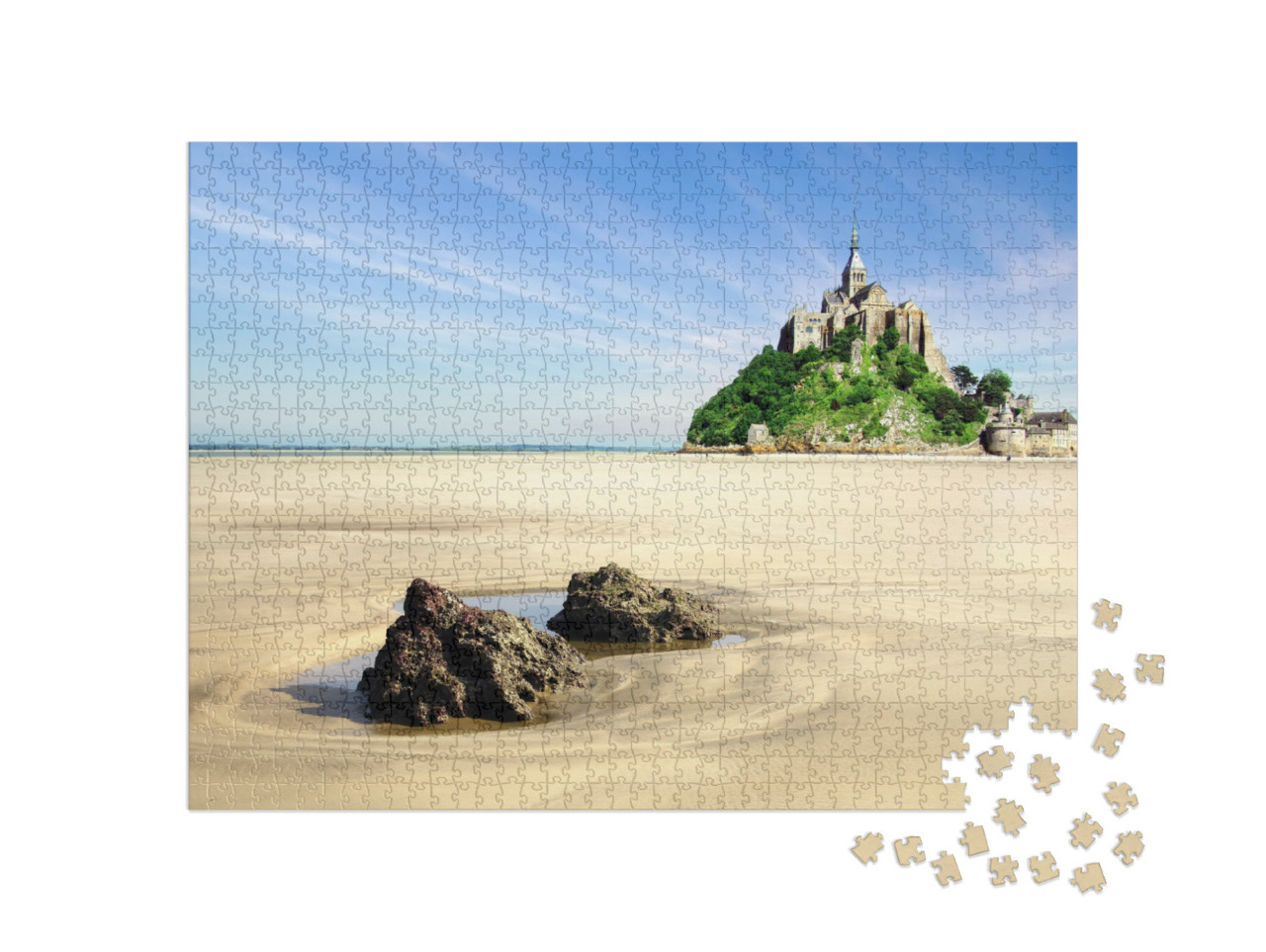 Puzzle 1000 Teile „Mont Saint Michel, Normandie“