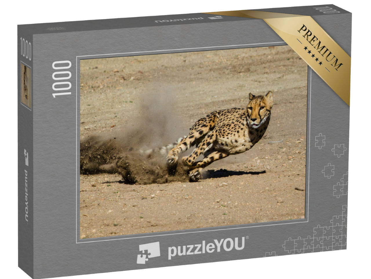 Puzzle 1000 Teile „Gepard: schnell und wendig“