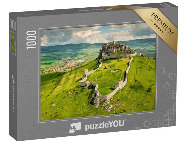 Puzzle 1000 Teile „Zipser Burg, zweitgrößte Burg in Mitteleuropa, Slowakei“