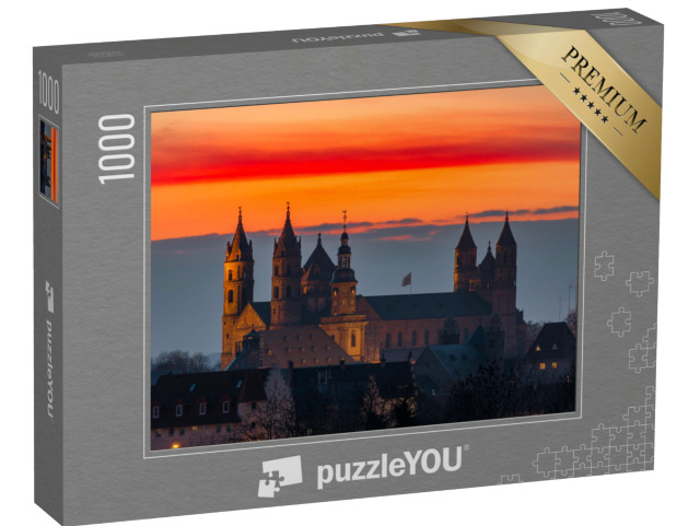 Puzzle 1000 Teile „Sonnenuntergang über dem Dom St.Peter zu Worms“