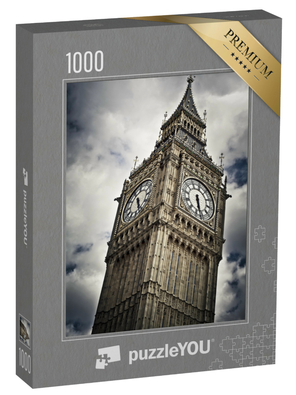 Puzzle 1000 Teile „Stimmungsvolle Aufnahme des Big Ben, London, England“