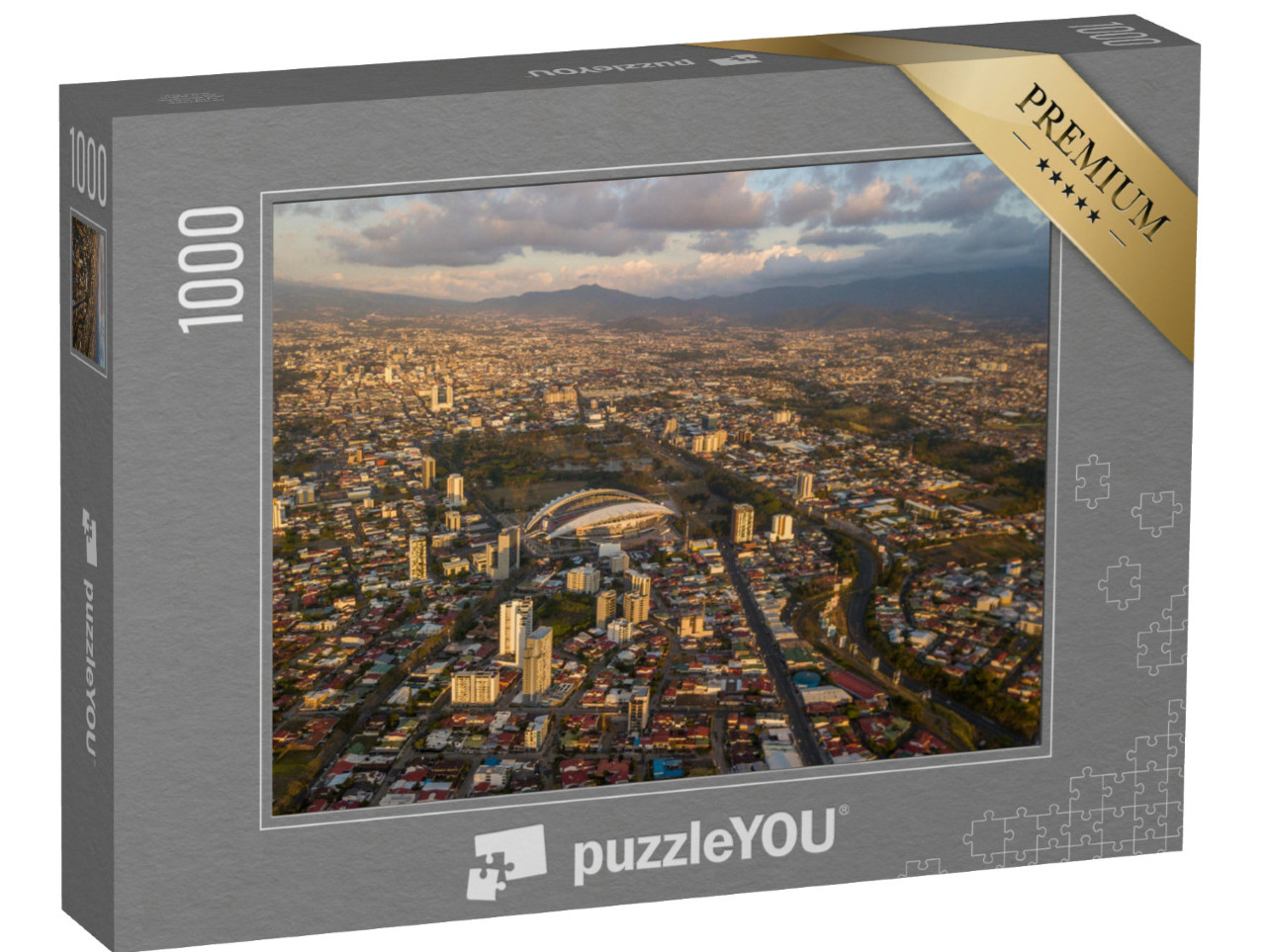 Puzzle 1000 Teile „Schöne Luftaufnahme der Sabana, San Jose, Costa Rica“