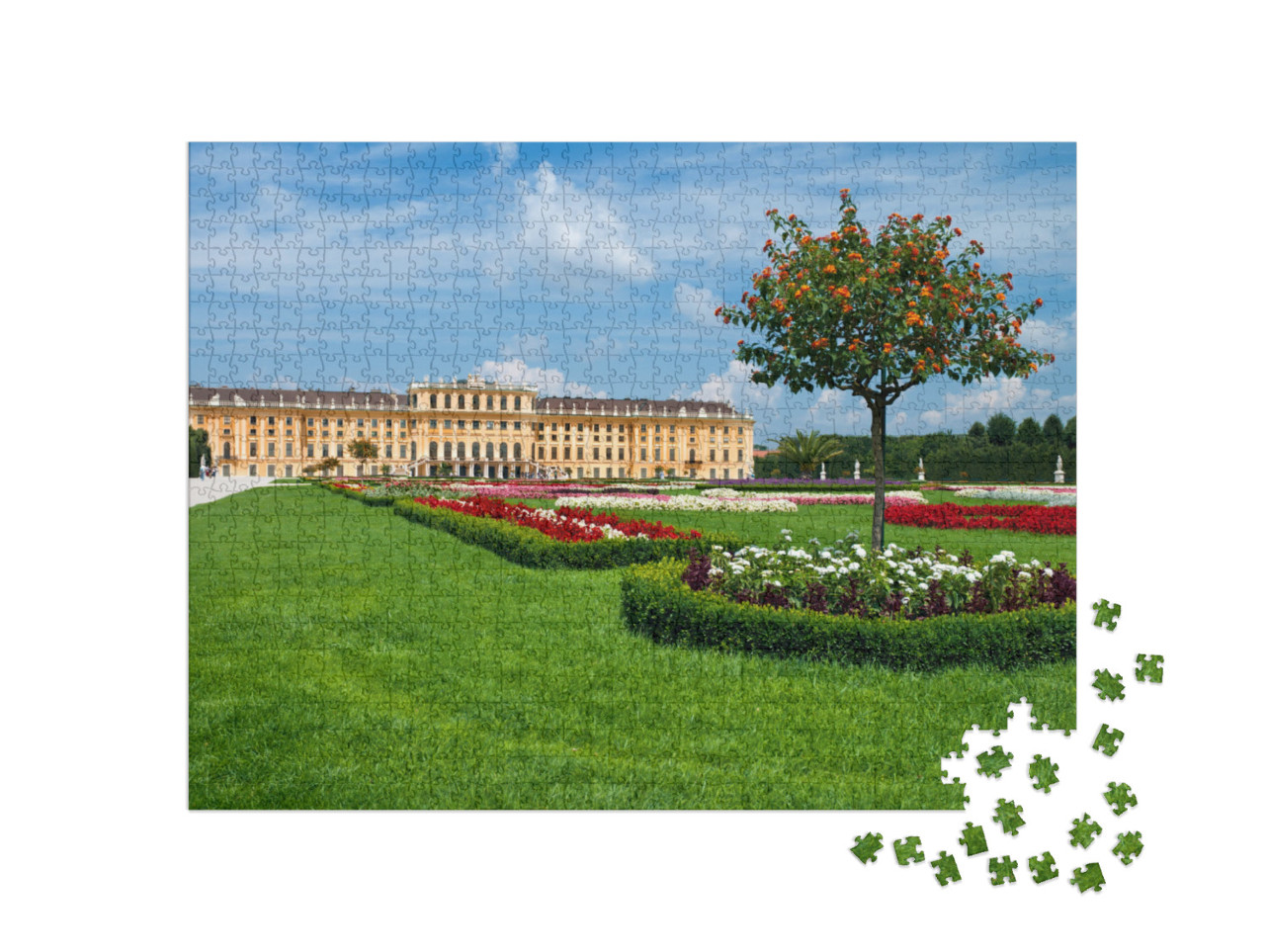 Puzzle 1000 Teile „Schloss Schönbrunn in Wien“