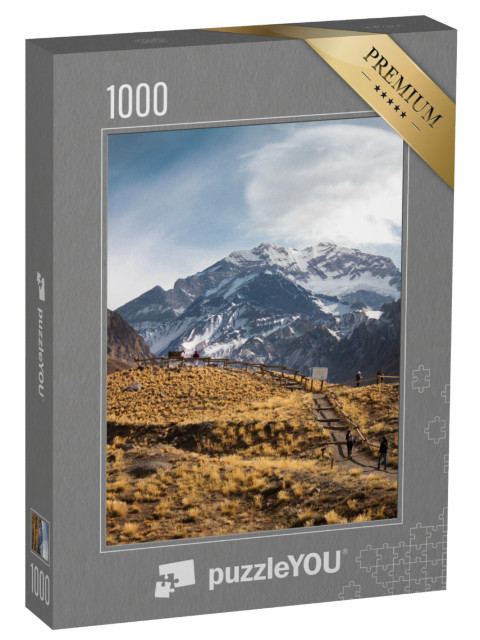 Puzzle 1000 Teile „Aconcagua montain, aconcagua national park, Mendoza - Argentinien“