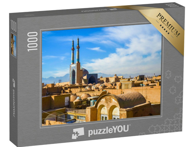 Puzzle 1000 Teile „Blick auf das historische Zentrum von Yazd, Iran“