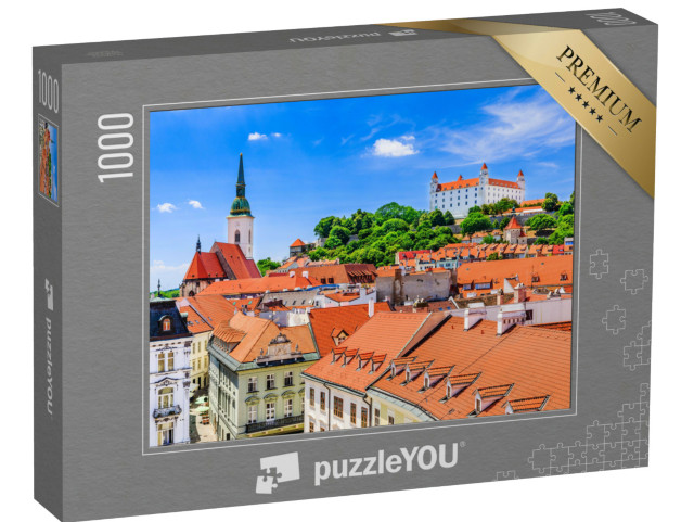 Puzzle 1000 Teile „Imposante Burg von Bratislava, Slowakei“