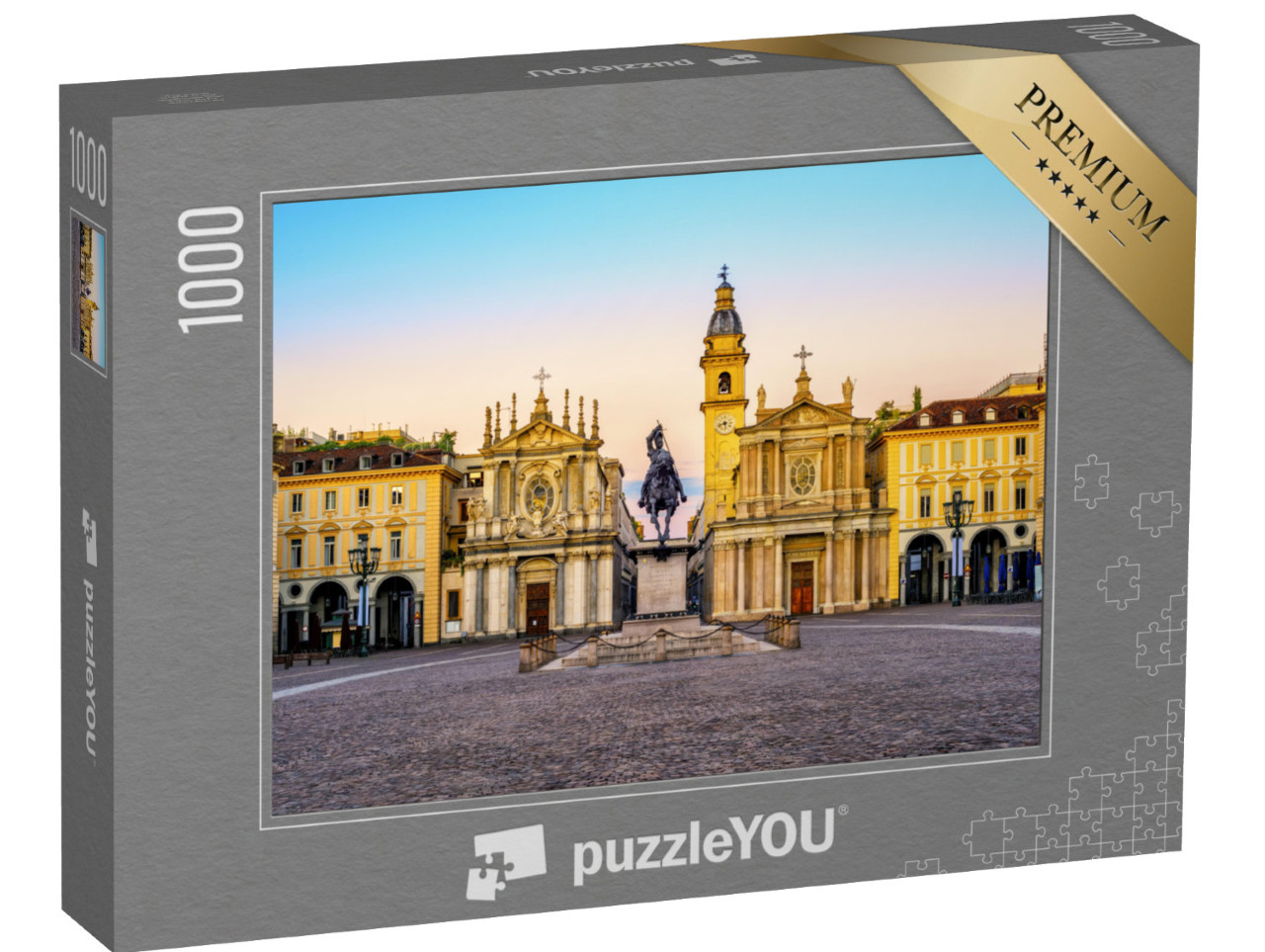 Puzzle 1000 Teile „Piazza San Carlo, Turin, Italien“