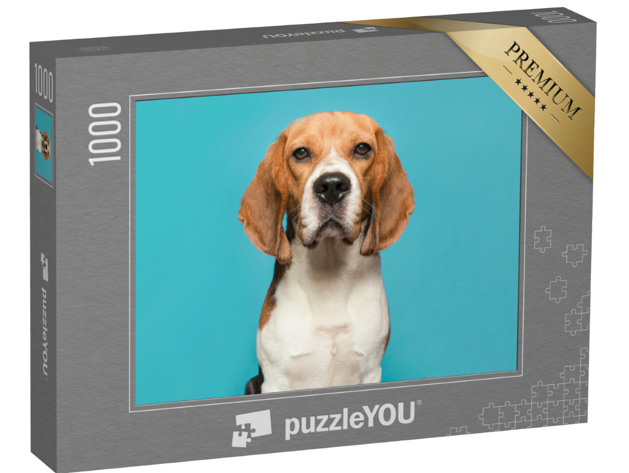 Puzzle 1000 Teile „Porträt eines Beagles“