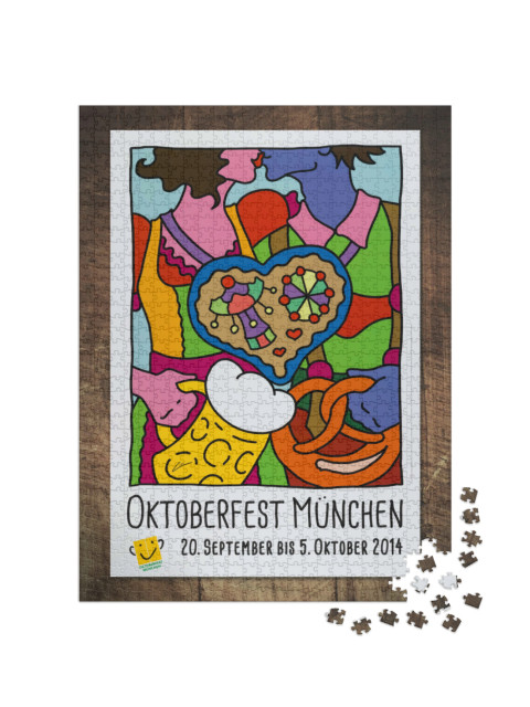 Puzzle 1000 Teile „OKTOBERFEST™ 2014 JAHRESMOTIV“