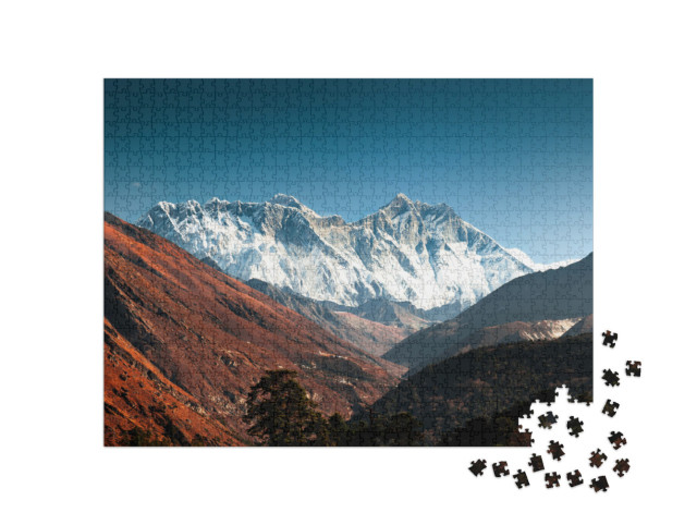 Puzzle 1000 Teile „Everest, Lhotse und Nuptse, Nepal“