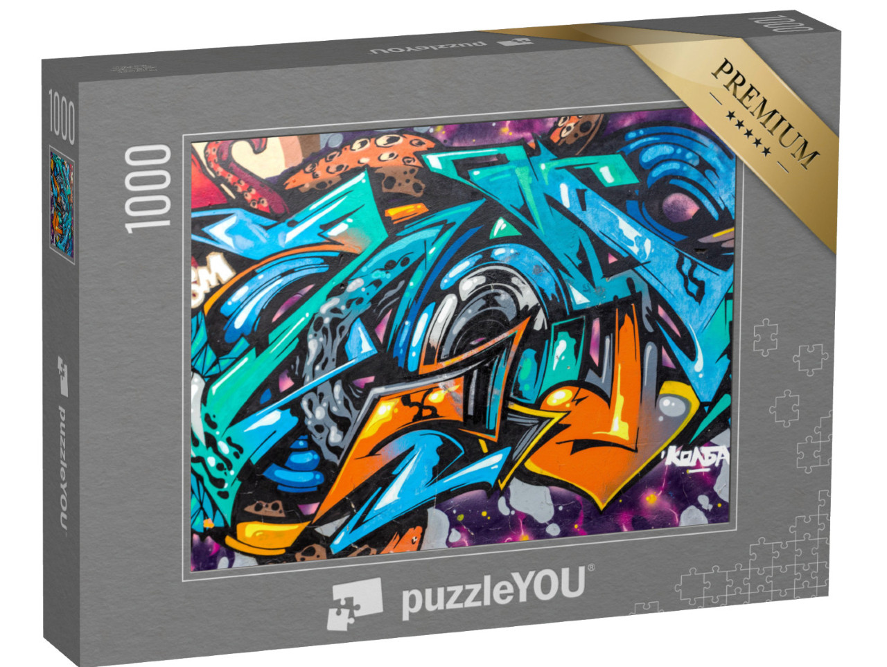 Puzzle 1000 Teile „Abstrakte Street Art Graffiti-Stil“