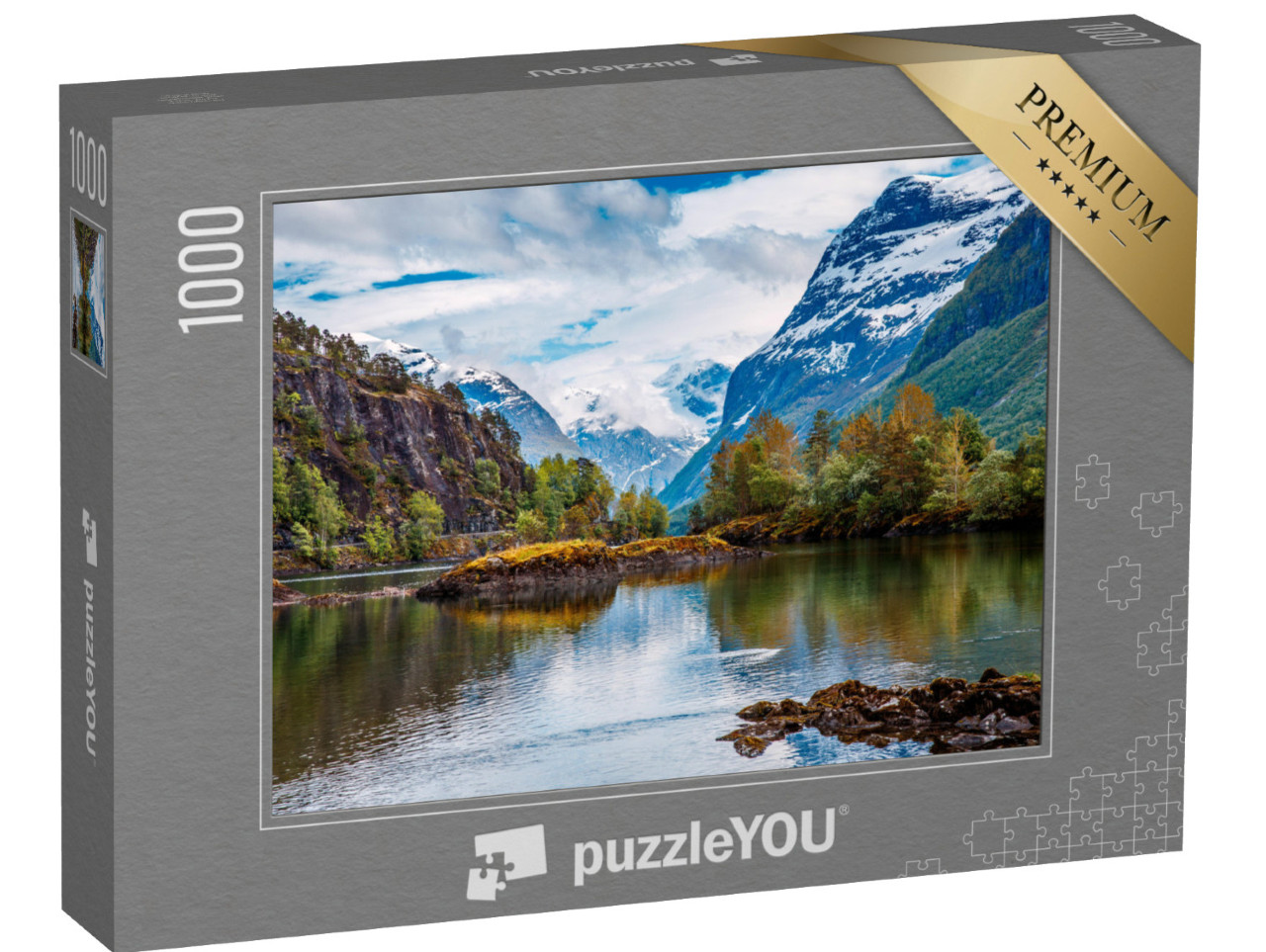 Puzzle 1000 Teile „Wilde Natur in Norwegen“